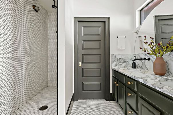 Bathroom, Interior, Marble Walls