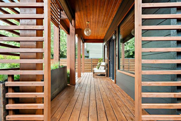 Exterior, Wood Texture Flooring