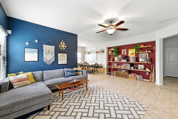 Dining room, Interior, Living room, Recessed Lighting
