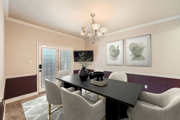 Chandelier, Dining room, Interior