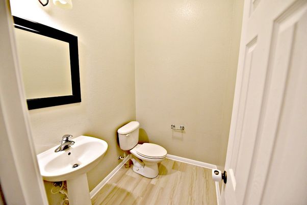 Bathroom, Interior, Wood Texture Flooring