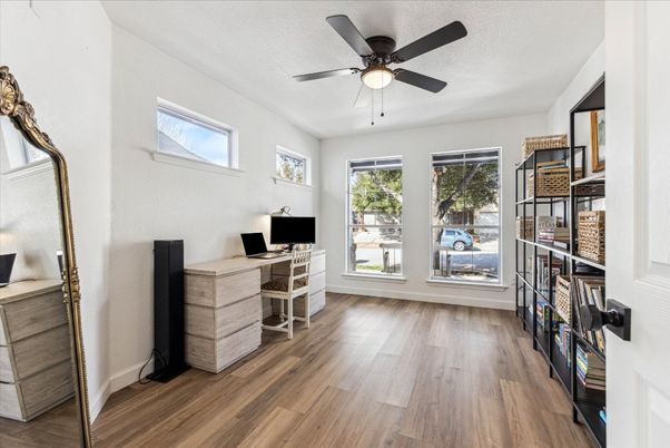 Home Office, Interior, Wood Texture Flooring