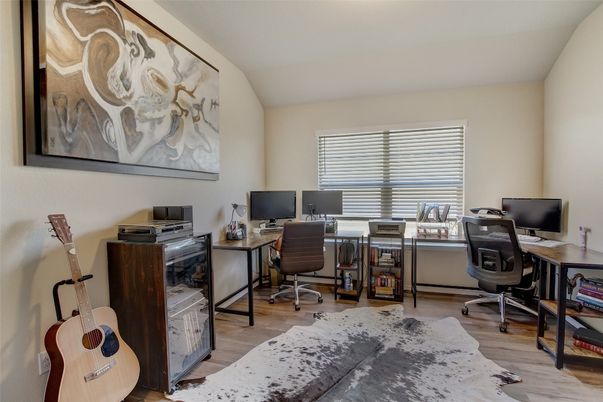 Home Office, Interior, Wood Texture Flooring