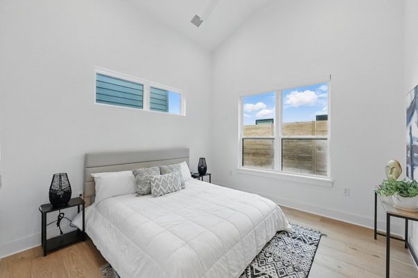 Bedroom, Interior, Water, Wood Texture Flooring