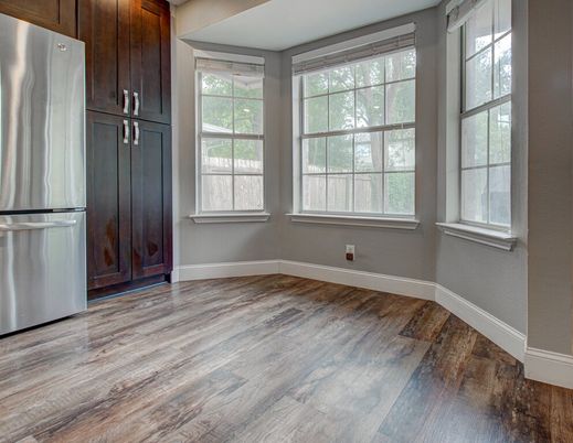 Interior, Stainless Steel Appliances, Wood Texture Flooring