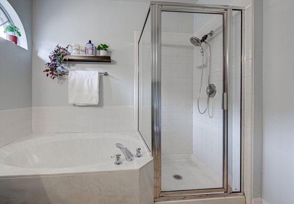 Bathroom, Glass Shower, Interior