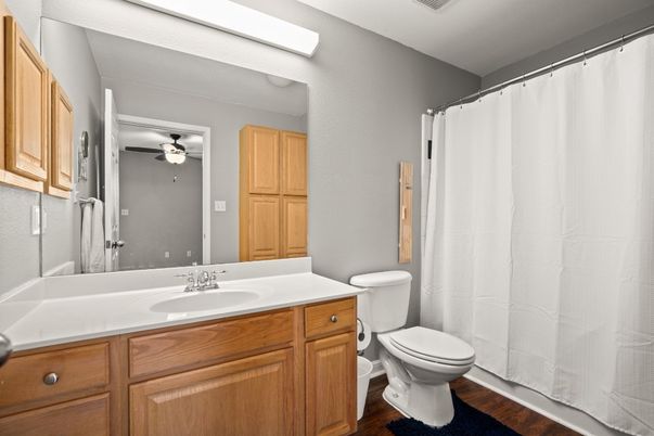 Bathroom, Interior, Wood Texture Flooring