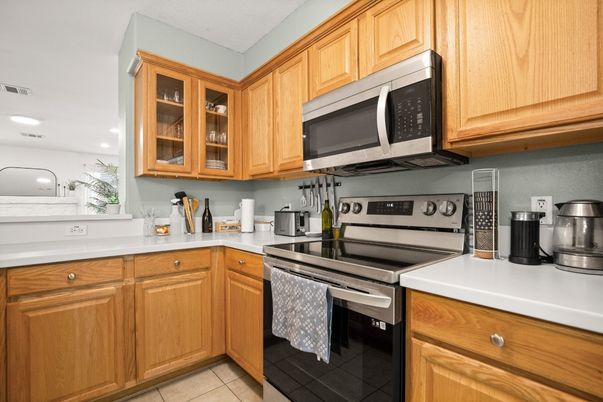 Interior, Kitchen, Recessed Lighting, Stainless Steel Appliances