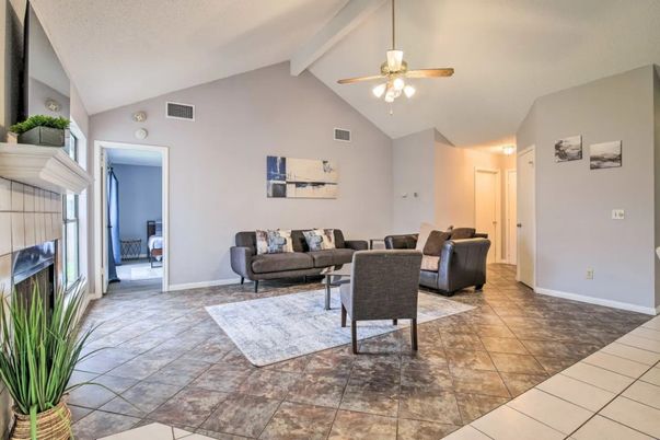 Fireplace, Interior, Living room