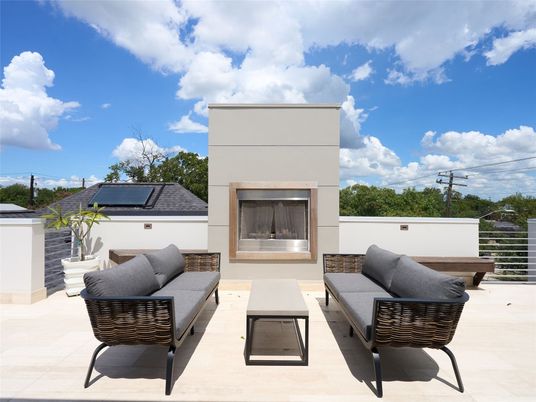 Exterior, Fireplace, Solar Panels
