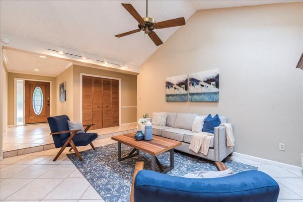 Interior, Living room, Recessed Lighting