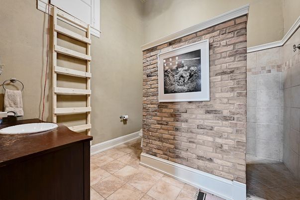 Bathroom, Interior, Stone Walls