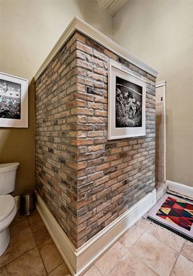 Bathroom, Interior, Stone Walls