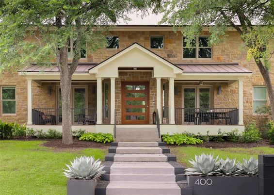Exterior, Facade, Brick Facade, Modern