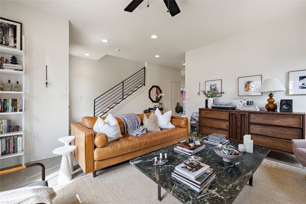 Interior, Living room, Recessed Lighting