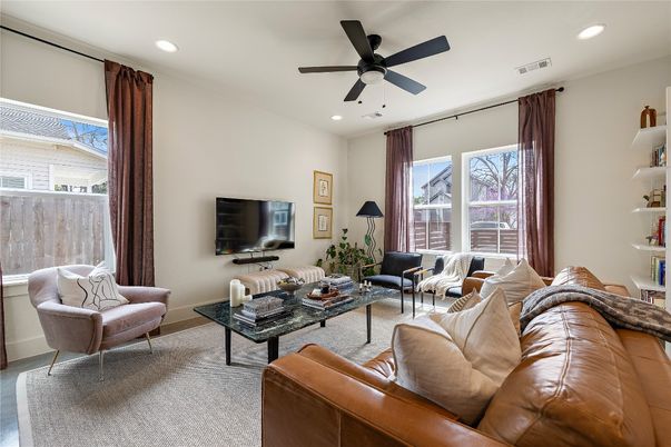 Interior, Living room, Recessed Lighting