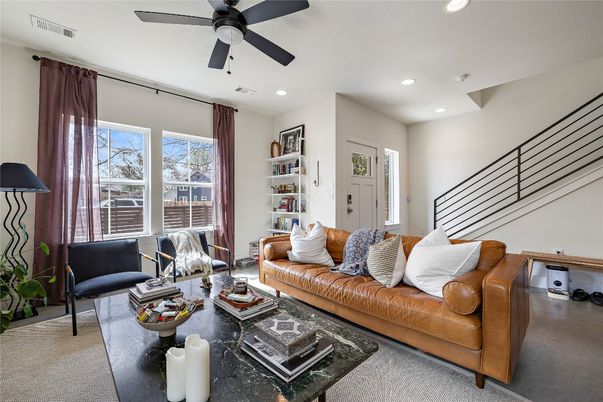 Interior, Living room, Recessed Lighting