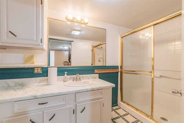 Bathroom, Glass Shower, Interior