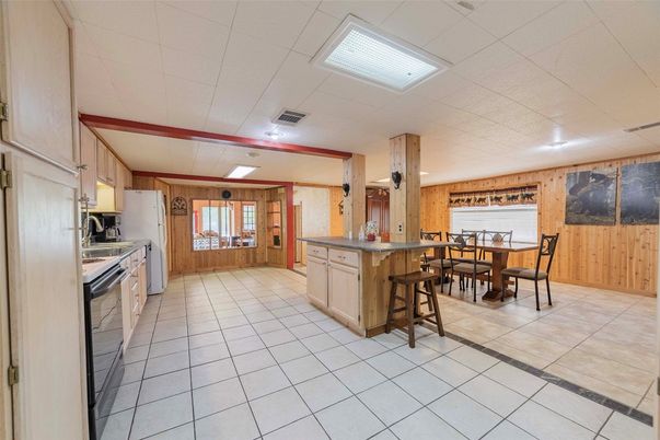 Dining room, Interior, Kitchen, Wooden Walls