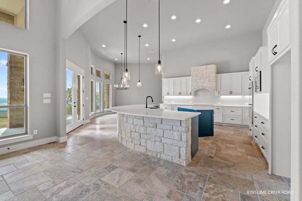 Interior, Kitchen, Pendant Lights, Recessed Lighting