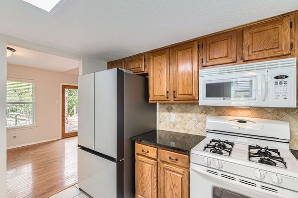 Interior, Kitchen, Wood Texture Flooring