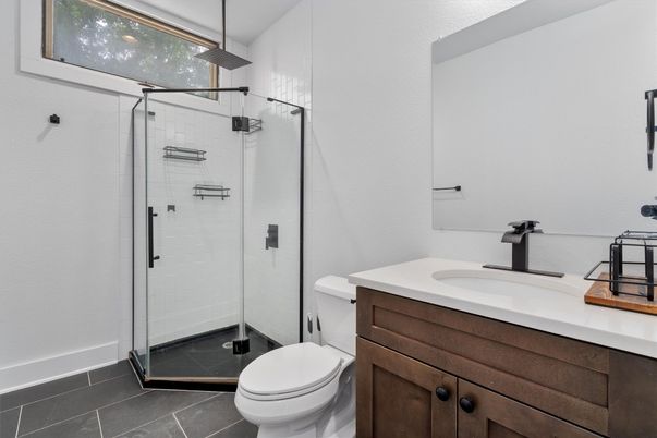Bathroom, Glass Shower, Interior