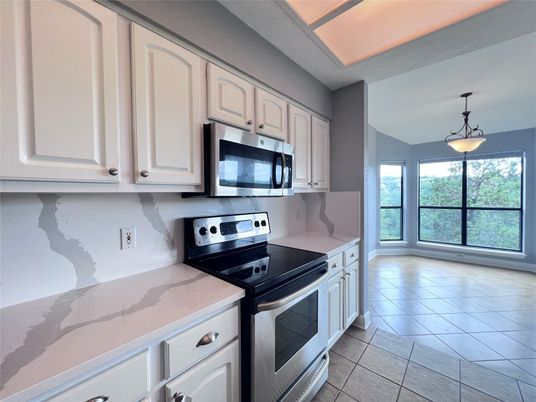 Interior, Kitchen, Pendant Lights, Stainless Steel Appliances