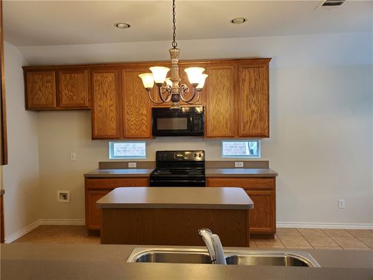 Chandelier, Interior, Kitchen, Recessed Lighting