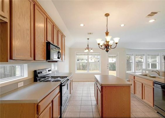 Chandelier, Interior, Kitchen, Recessed Lighting