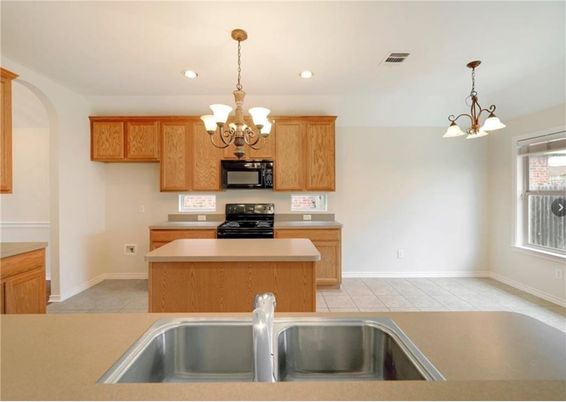 Chandelier, Interior, Kitchen, Recessed Lighting