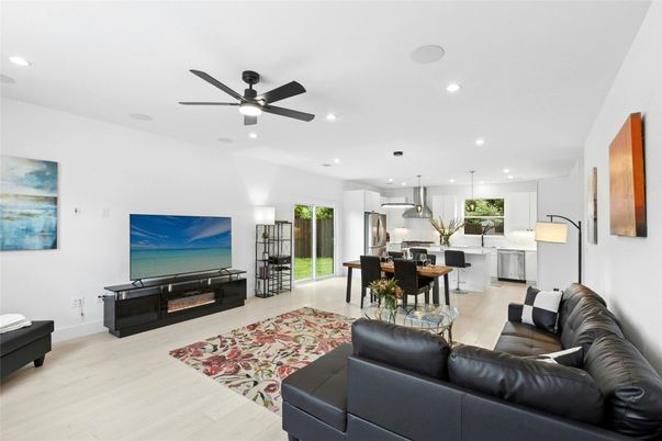Interior, Living room, Recessed Lighting