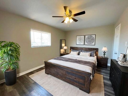 Bedroom, Interior, Wood Texture Flooring