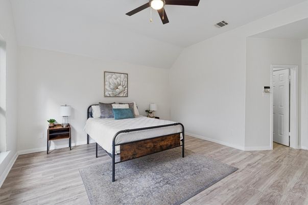 Bedroom, Interior, Wood Texture Flooring
