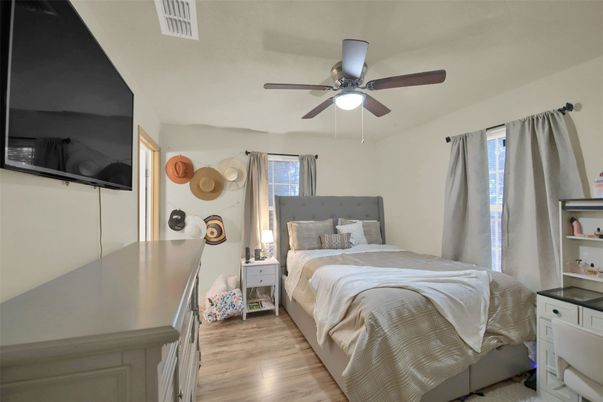 Bedroom, Interior, Wood Texture Flooring