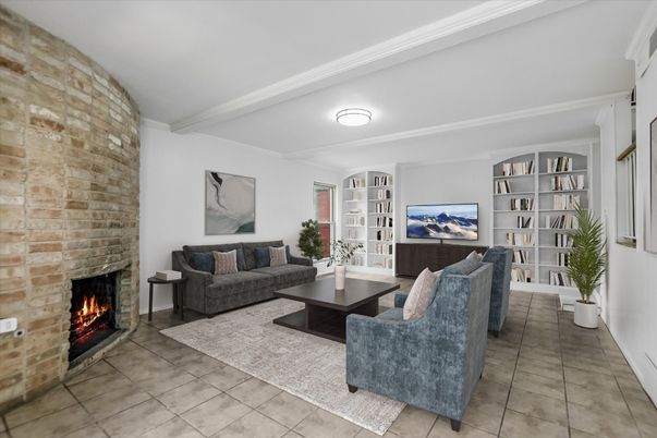 Fireplace, Interior, Living room, Stone Walls