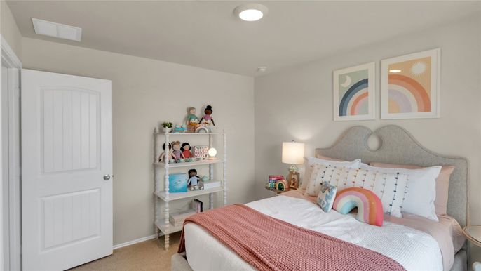 Bedroom, Interior, Recessed Lighting