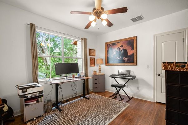 Home Office, Interior, Wood Texture Flooring