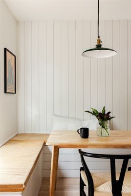 Interior, Pendant Lights, Wood Texture Flooring