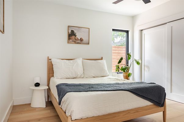 Bedroom, Interior, Wood Texture Flooring