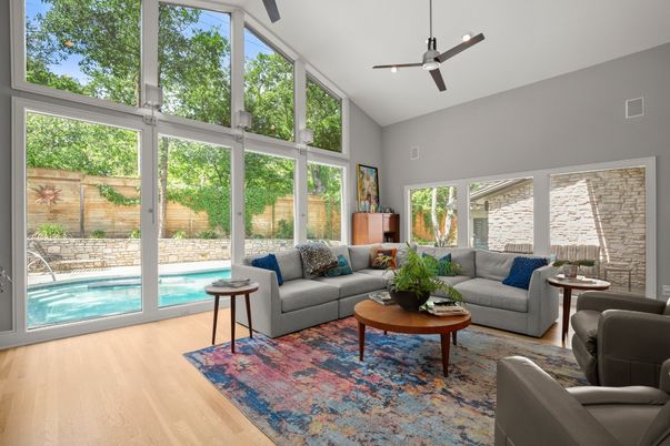 Interior, Living room, Sun Room, Wood Texture Flooring
