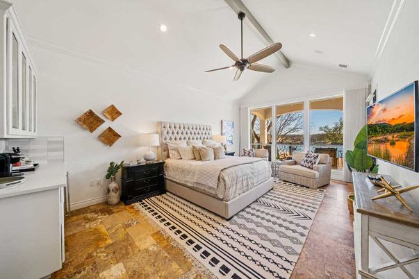 Bedroom, Interior, Recessed Lighting