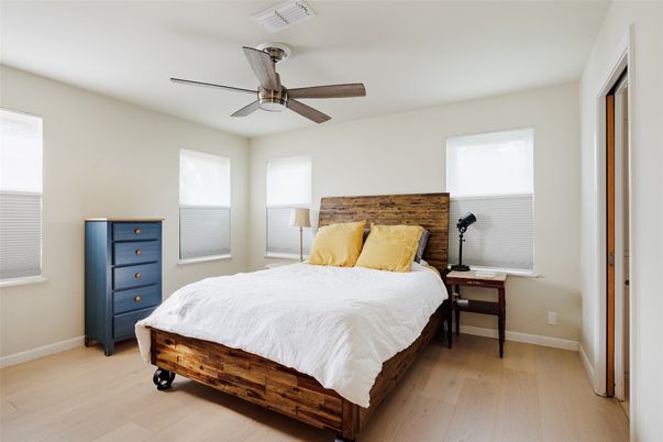 Bedroom, Interior, Wood Texture Flooring