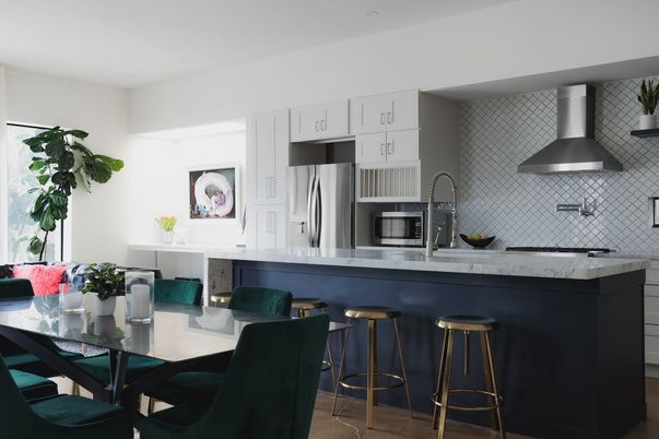 Dining room, Interior, Kitchen, Stainless Steel Appliances