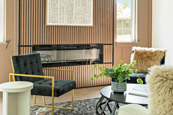 Home Office, Interior, Wood Texture Flooring