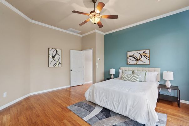 Bedroom, Interior, Wood Texture Flooring