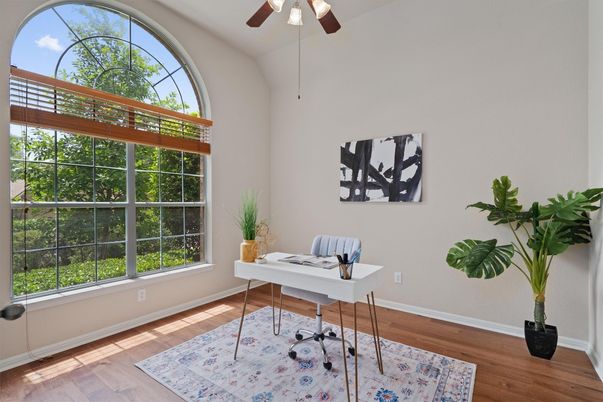 Home Office, Interior, Wood Texture Flooring