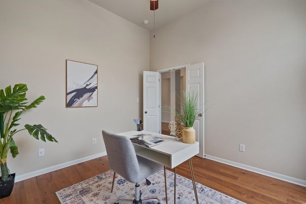 Home Office, Interior, Wood Texture Flooring