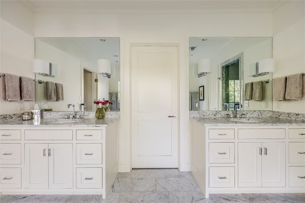 Bathroom, Dual Sink Vanities, Interior, Marble