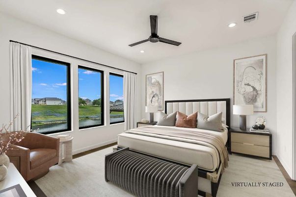 Bedroom, Interior, Recessed Lighting, Water
