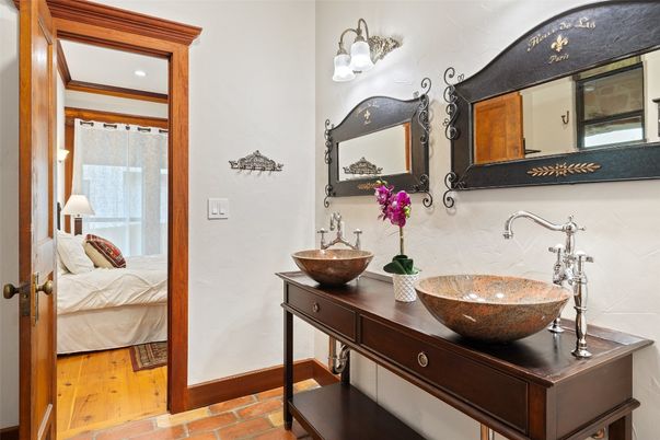 Bathroom, Bedroom, Interior, Recessed Lighting, Wood Texture Flooring